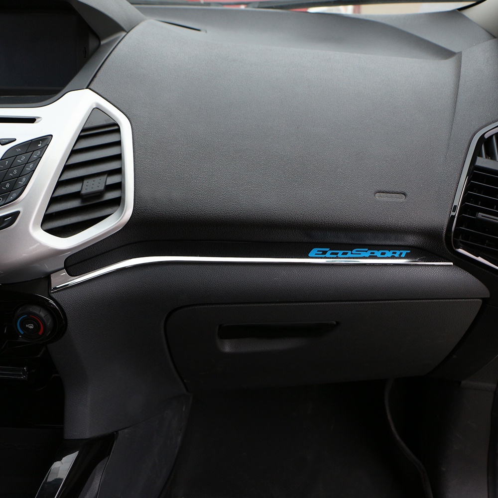 Bộ 3 Miếng Dán Trang Trí Hộp Đựng Găng Tay Cho Ford Ecosport 2012-2017 LHD