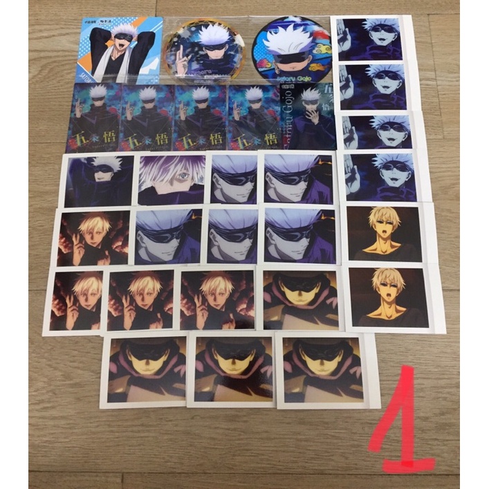 Combo Card, Sticker, Postcard,.... Jujutsu Kaisen - Combo Cạc bo góc Chú thuật hồi chiến chính hãng Nhật bản