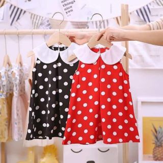 váy xuông chấm bi cho bé gái