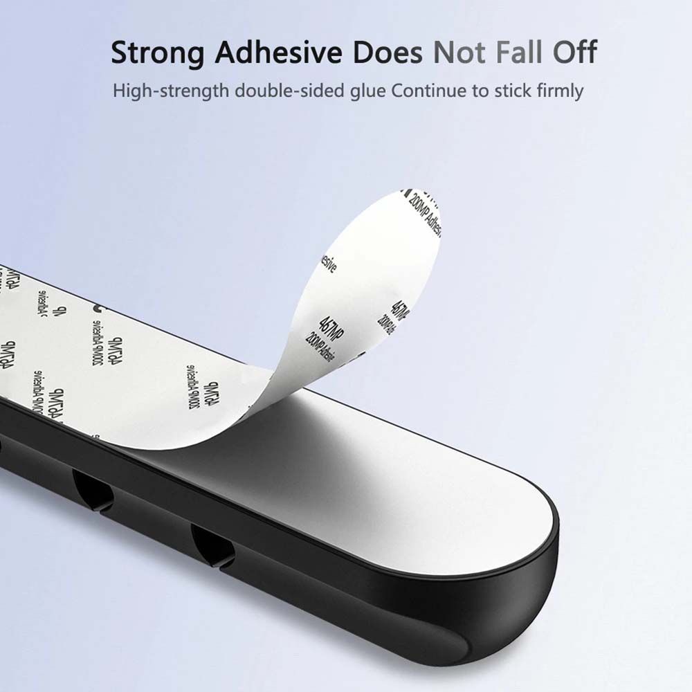 Kẹp cố định dây cáp/ tai nghe/ dây cáp 7 lỗ để bàn nhiều màu sắc tiện dụng