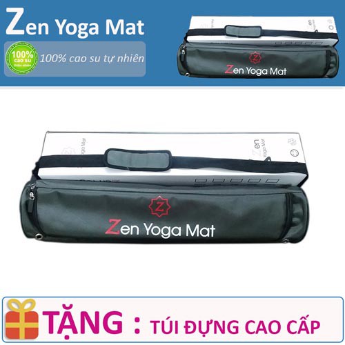 Thảm tập yoga định tuyến PU Zen Yoga Mat cao cấp tặng túi xách