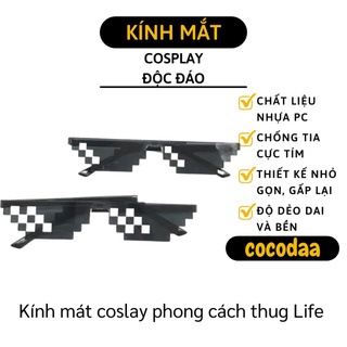 Mắt Kính Thug Life - Mắt Kính Loại 6 Chấm Bảo Vệ Đôi Mắt Khỏi Bụi Và Tia UV 6869 [FREESHIP]