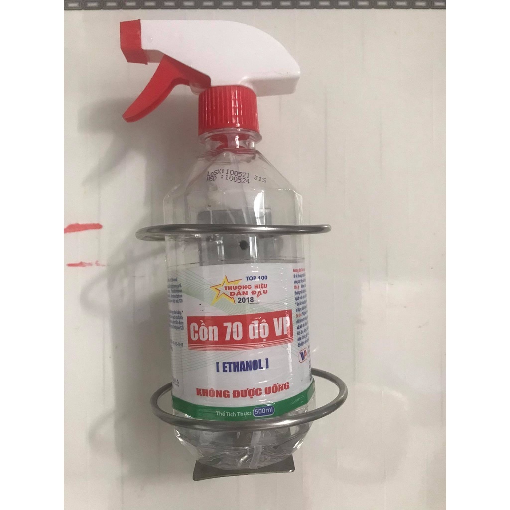 Giá để Nước Rửa Tay bằng Inox 304 không gỉ, giá đỡ nước rửa tay dùng cho chai nước rửa tay 500ml, sạch sẽ và dễ vệ sinh. | BigBuy360 - bigbuy360.vn