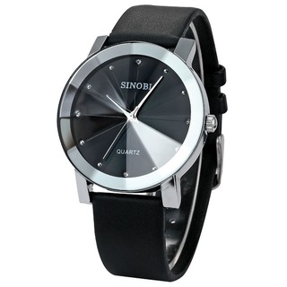 Đồng hồ đôi dây da thương hiệu SINOBI 2288