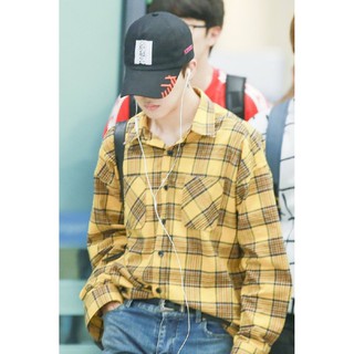 Áo sơ mi kẻ giống Jimin BTS
