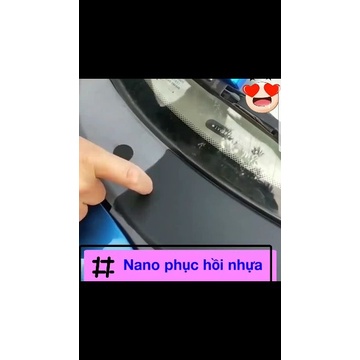 Phục hồi nhựa nhám xe máy NANO 10ml - làm đen nhựa nhám, hiệu ứng cánh sen, mưa không trôi, không phai màu