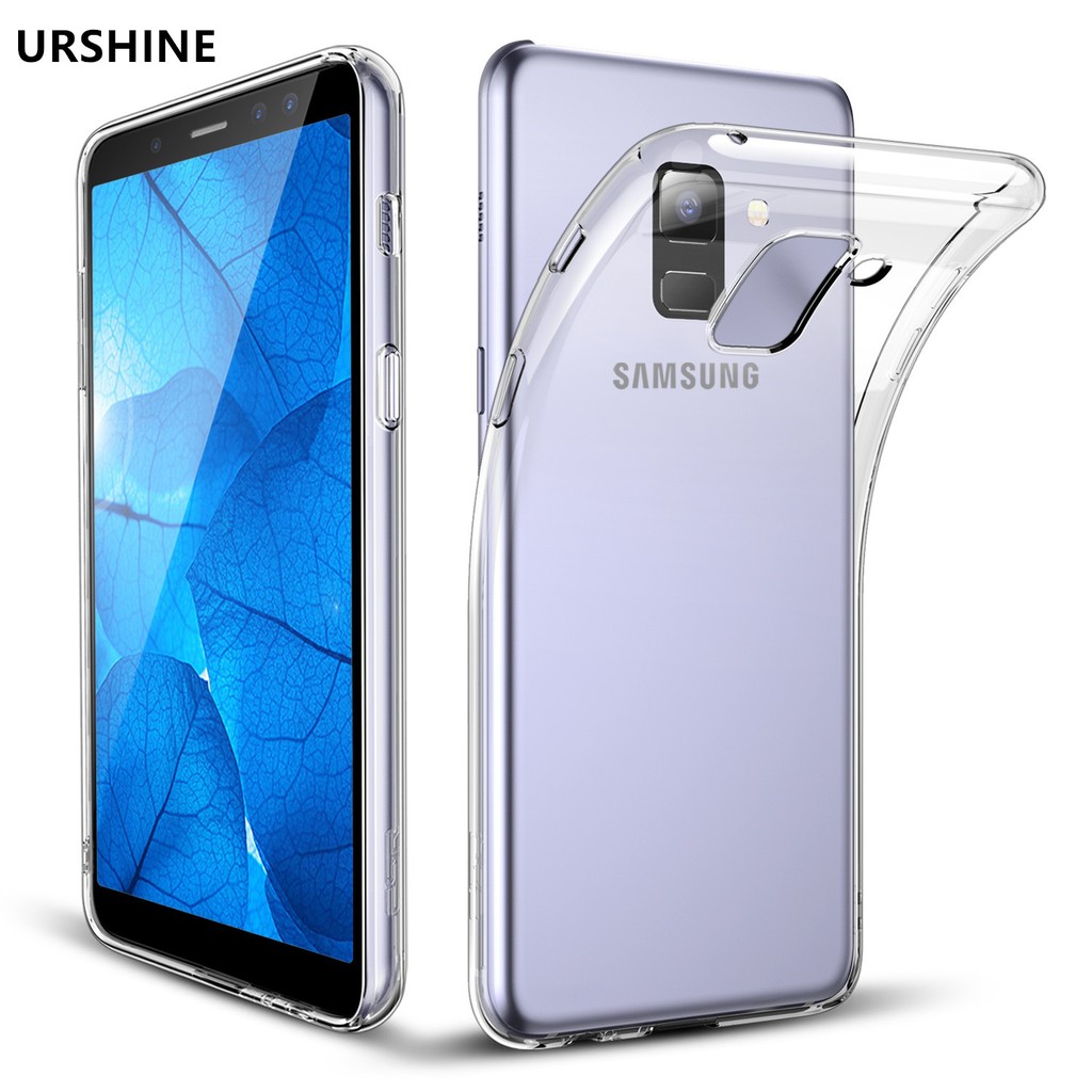 Ốp lưng Samsung Galaxy A8 2018 Vỏ mềm trong suốt bằng silicon Samsung A8 + 2018