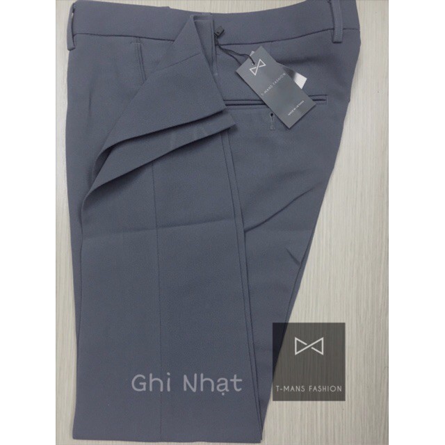 [ ]Quần âu nam đẹp chất lượng may cao cấp màu ghi, xanh than và đen dáng ôm body Hàn Quốc giá gốc tại xưởng