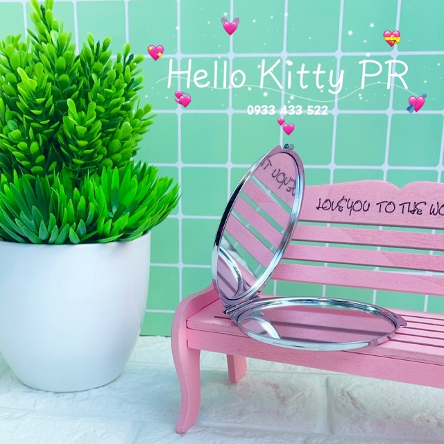 GƯƠNG 2 MẶT BỎ TÚI HELLO KITTY