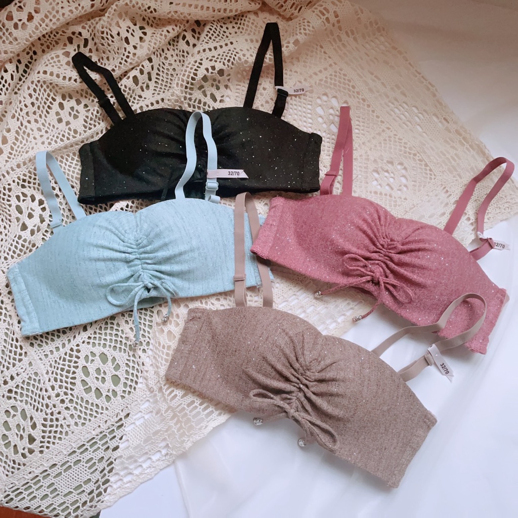 Áo lót nữ nâng ngực không dây sexy cao cấp CharmAiry áo ngực nữ không gọng tự nhiên, tạo khe dây rút NHŨ | BigBuy360 - bigbuy360.vn