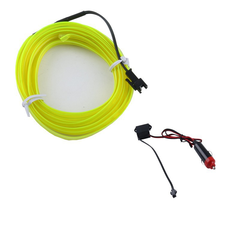 Dây đèn neon lạnh bóng LED màu xanh lục 1m-5m cho ô tô