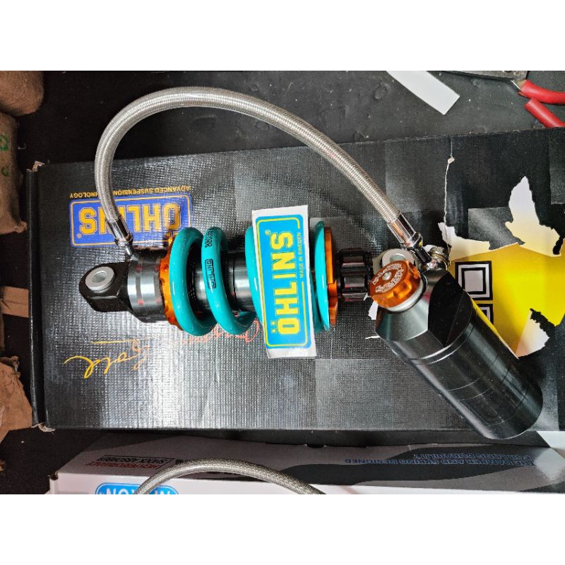 Phuộc Ohlins Nitron bình dầu xám lông đền vàng gắn Exciter 2010 Ex nhỏ ex 135 150 155 Winner X V1 V3 Sonic