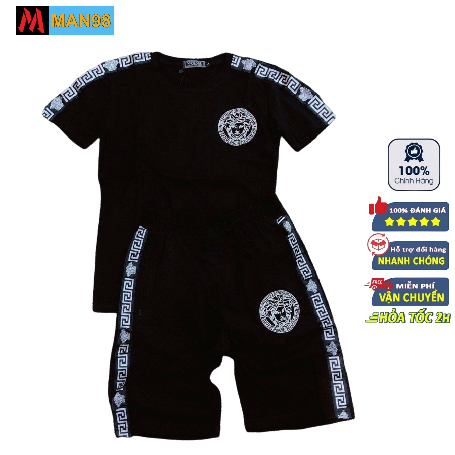 Bộ thể thao nam in nhiệt logo VS cao cấp BH4