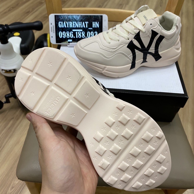 [KÈM TẤT+HỘP]GIÀY THỂ THAO CHUNKY VÀNG KEM | BigBuy360 - bigbuy360.vn