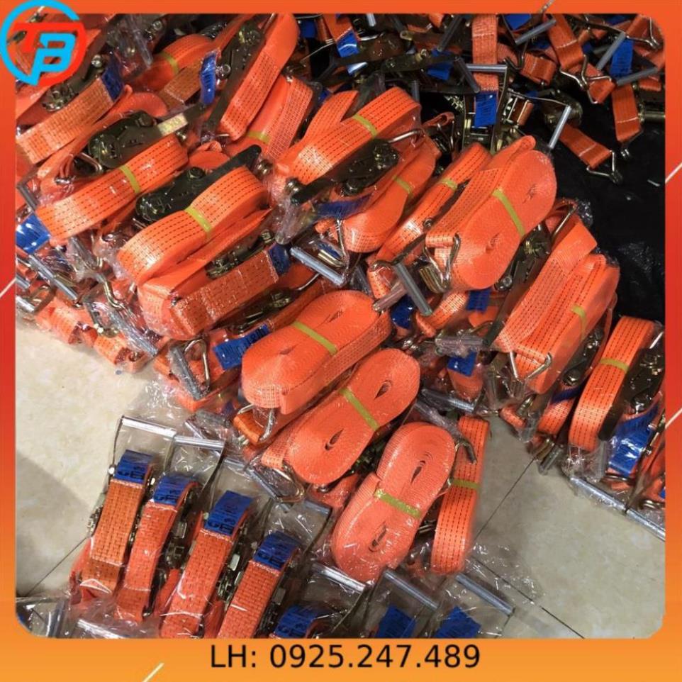 Tăng đơ vải. Dây cảo chằng hàng hóa, pallet bản rộng 5cm - Tải trọng 3 tấn