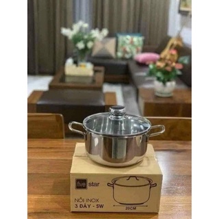 Nồi Inox 3 Đáy Five Star Hkm Anlene