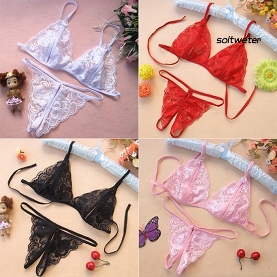 Bộ đồ lót ren trong suốt gợi cảm quyến rũ cho nữ