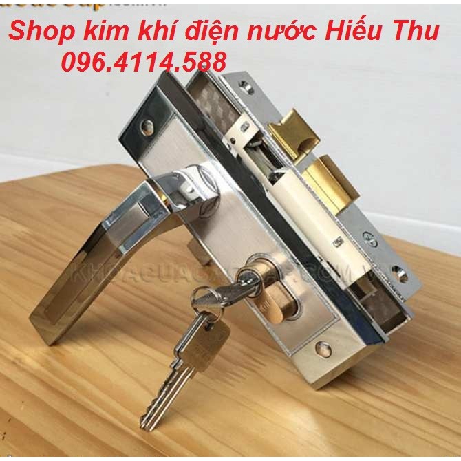 [GIÁ HỦY DIỆT-XẢ KHO ĐÓN TẾT] KHÓA TAY GẠT VIỆT TIỆP 04502- KHÓA THÔNG PHÒNG VIỆT TIỆP 04502