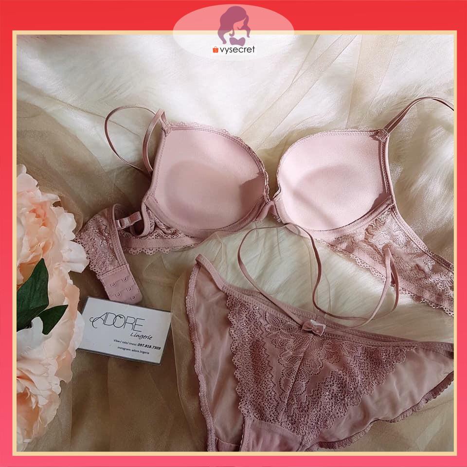 Bộ đồ lót ren cao cấp ,set đồ chip Vic ren quần dây có gọng đệm nâng ngực C199 | BigBuy360 - bigbuy360.vn