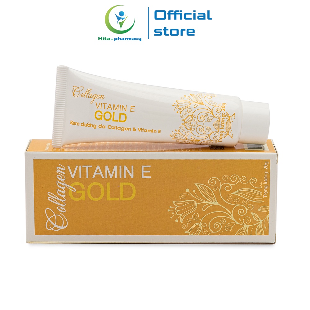 Kem dưỡng da Collagen Vitamin E Gold MT Pharco dầu jojoba, dầu hạt nho dưỡng ẩm da mịn màng - 20g