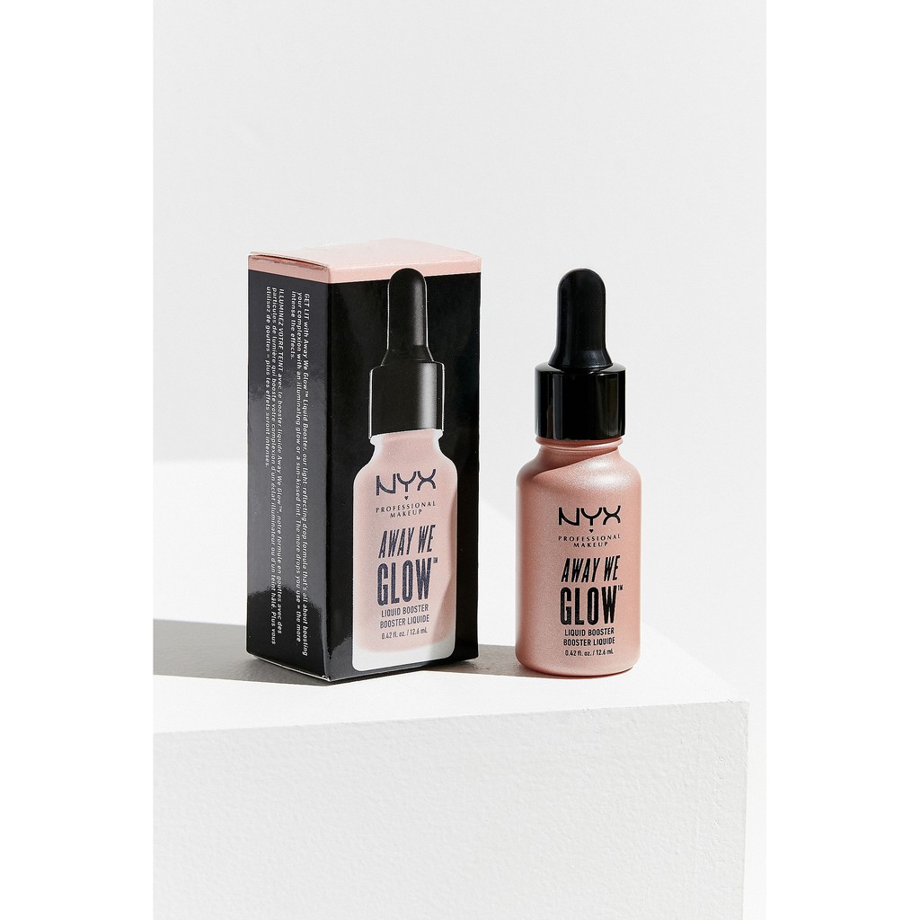 NYX - Kem Bắt Sáng Nhũ Dạng Kem NYX Away We Glow Liquid Booster 12,6ml