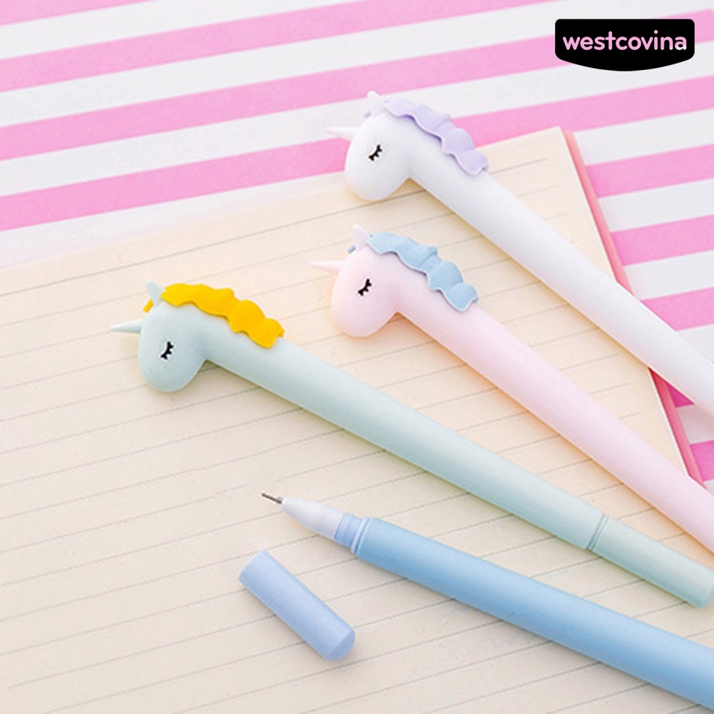 [Hot]✍Bút Mực Gel Ngòi 0.38mm Hình Kỳ Lân Hoạt Hình Dễ Thương