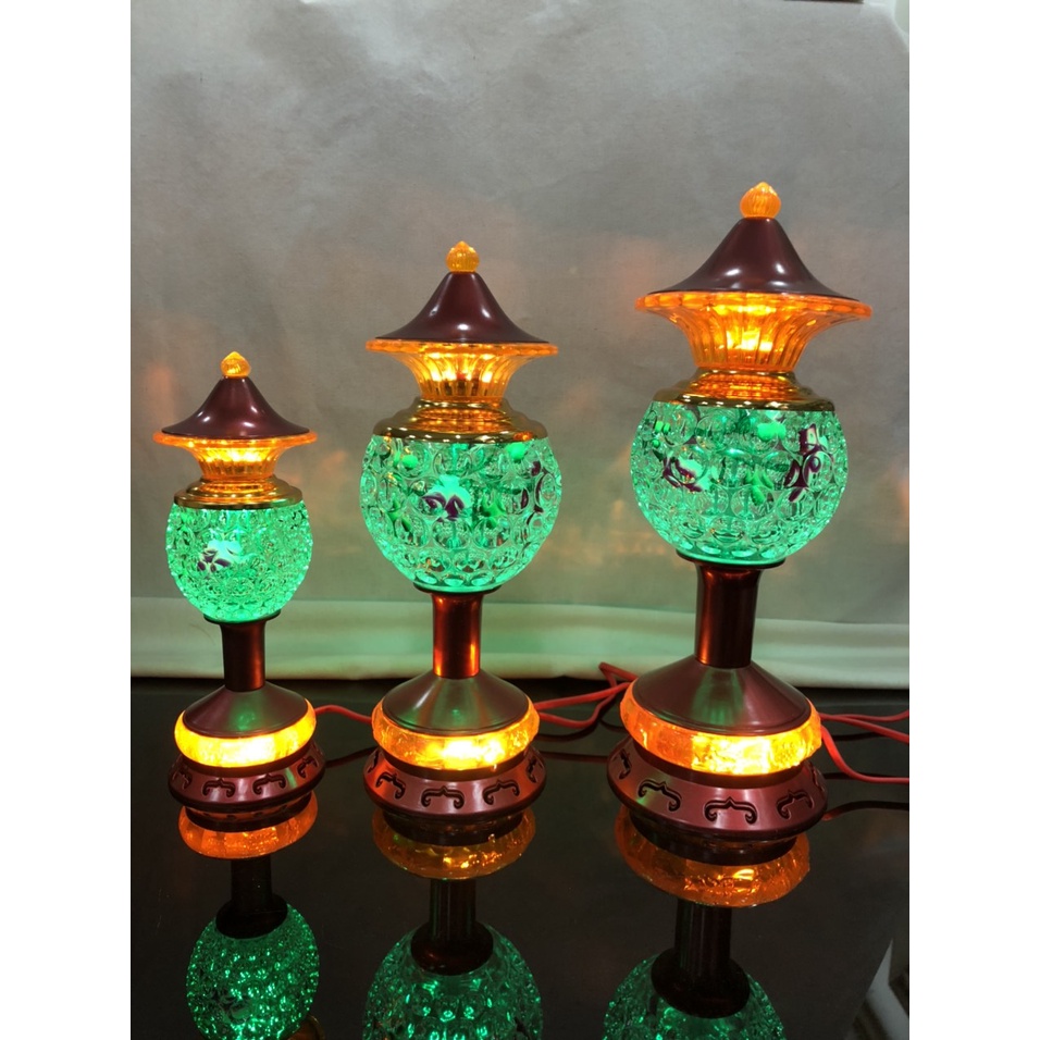 Bộ 2 Cái Đèn Led Đổi Màu Trang Trí Bàn Thờ 6121