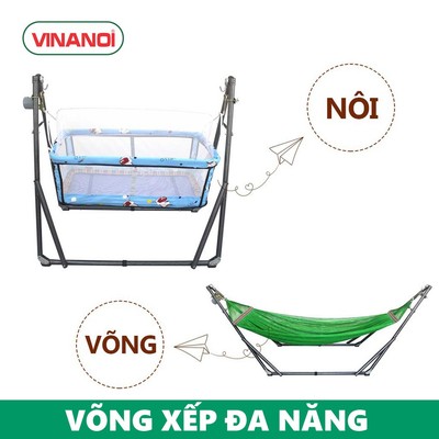 Nôi Võng Đa Năng Tự Động Cho Bé VINANOI NV80 4 Tính Năng Tiện Ích
