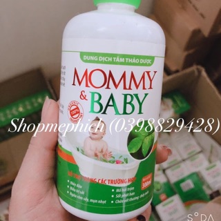 Nước tắm thảo dược mommy baby