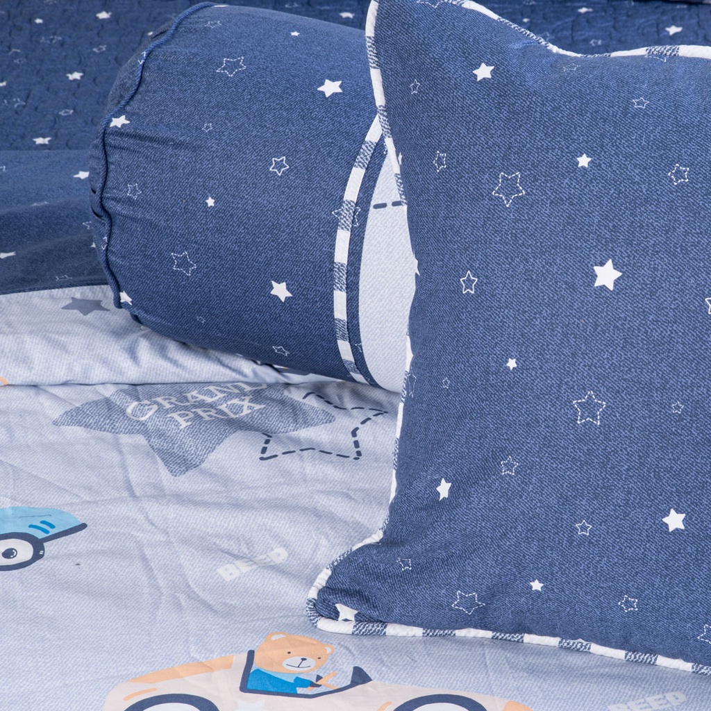 🍁 Mẫu Chăn Ga Gối 🍁 Hanvico Blue Sky DLS197 vải cotton cao cấp