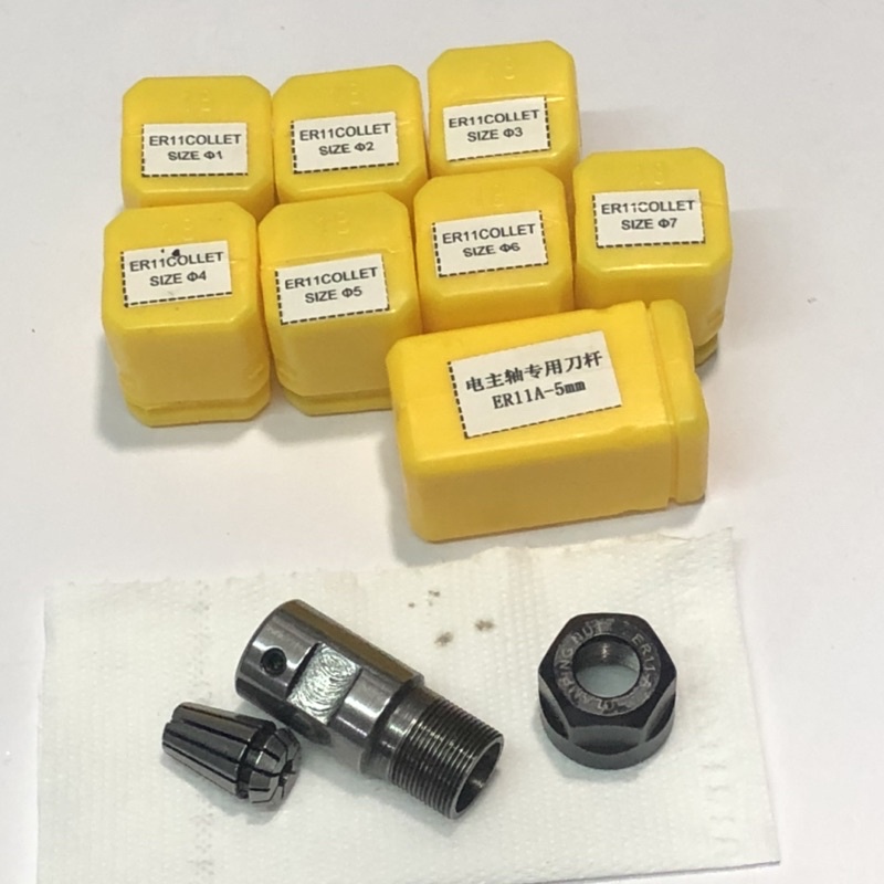 Đầu kẹp mũi phay cnc ER11 , collet ( 1/2/3/4/5/6/7mm )