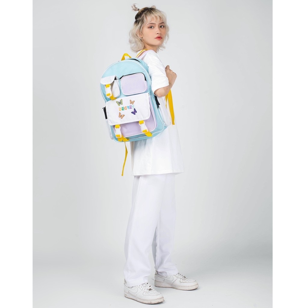 Balo Degrey Phối Màu Unisex + tặng kèm giấy thơm