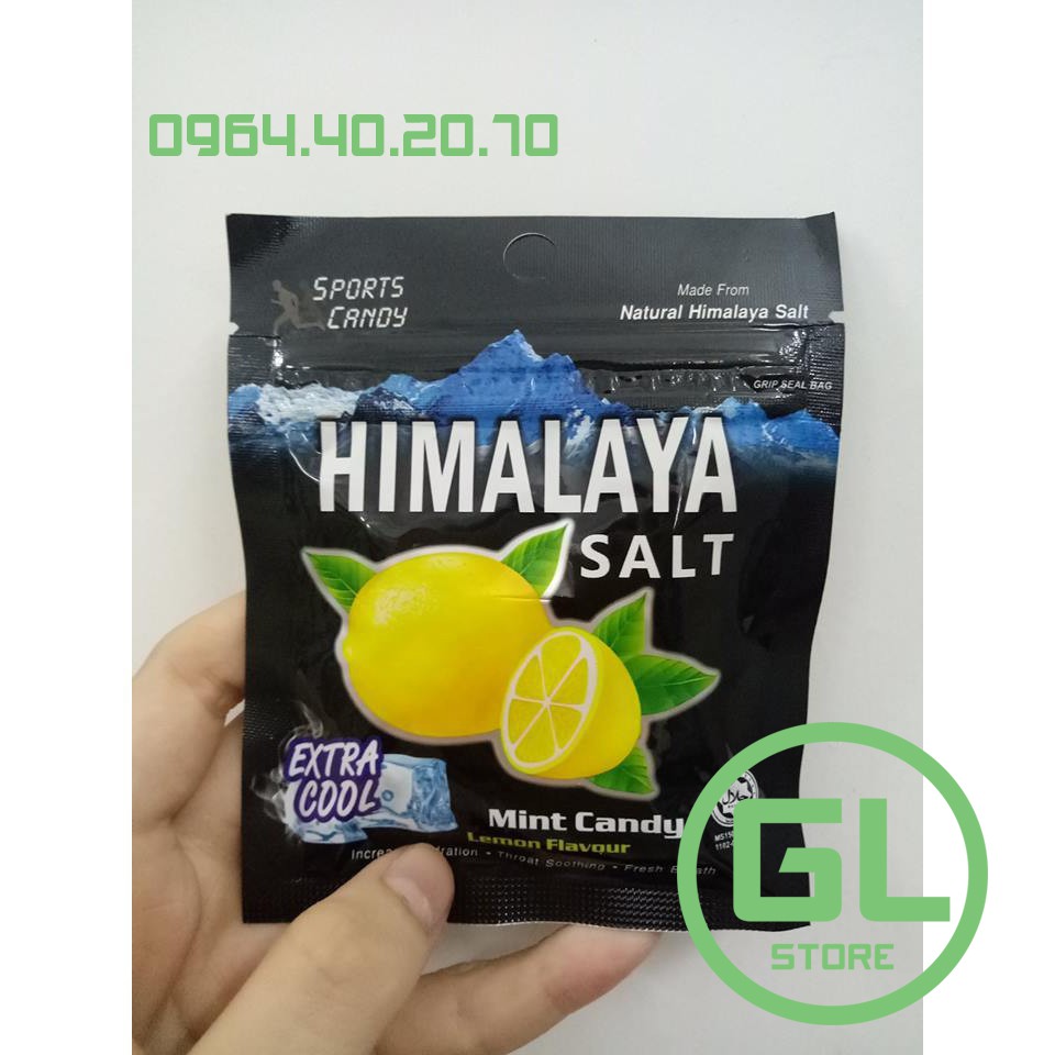 Kẹo Ngậm Chanh Muối Himalaya 1 Hộp 12 Gói 15gram