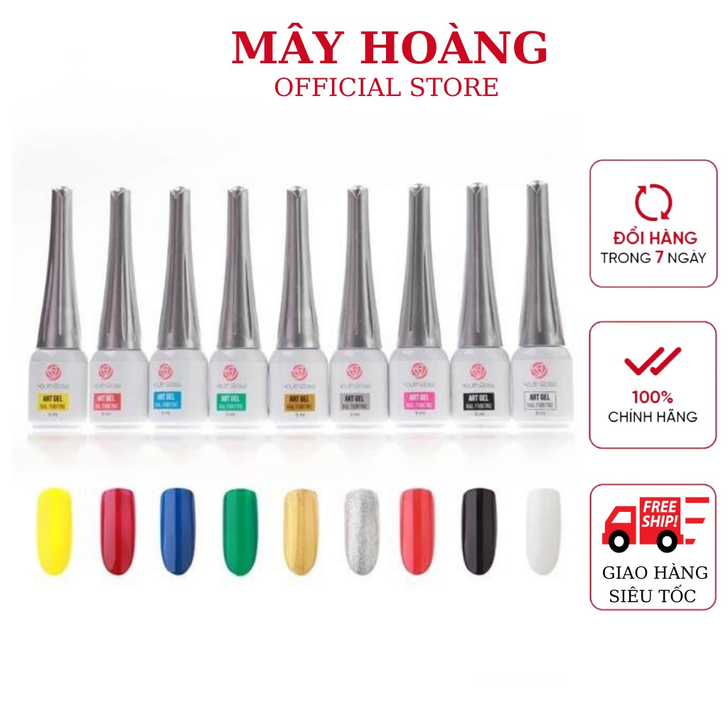 Cọ nét gel Hoa hồng ( hàng chuẩn loại 1)