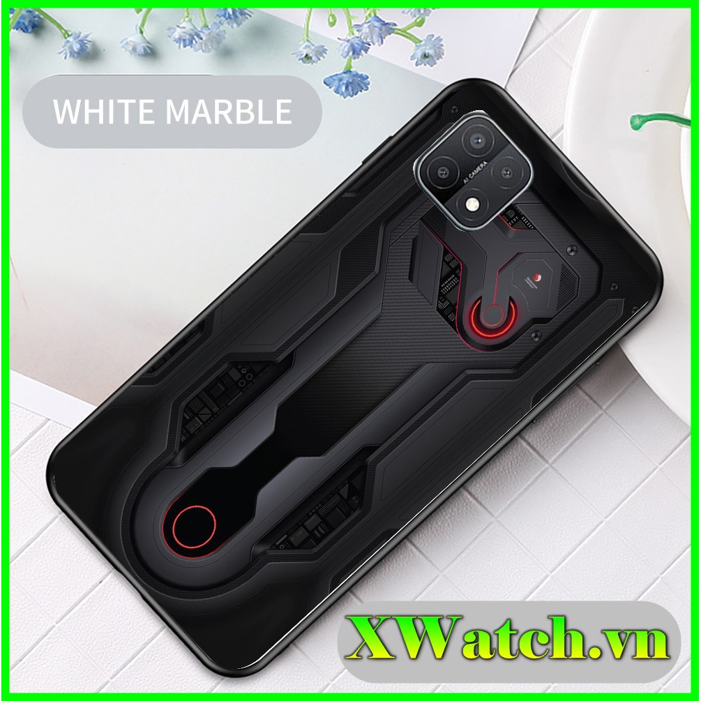 Ốp lưng phủ bóng Realme Q3 Q3 pro X2 X2 pro Realme 3 Realme 3 pro Realme C1 Realme C2 C20 C11 C12 C15 họa tiết matrix 2