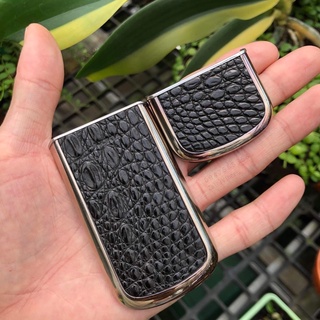 Miếng da nokia 8800 chất da cá sấu thật