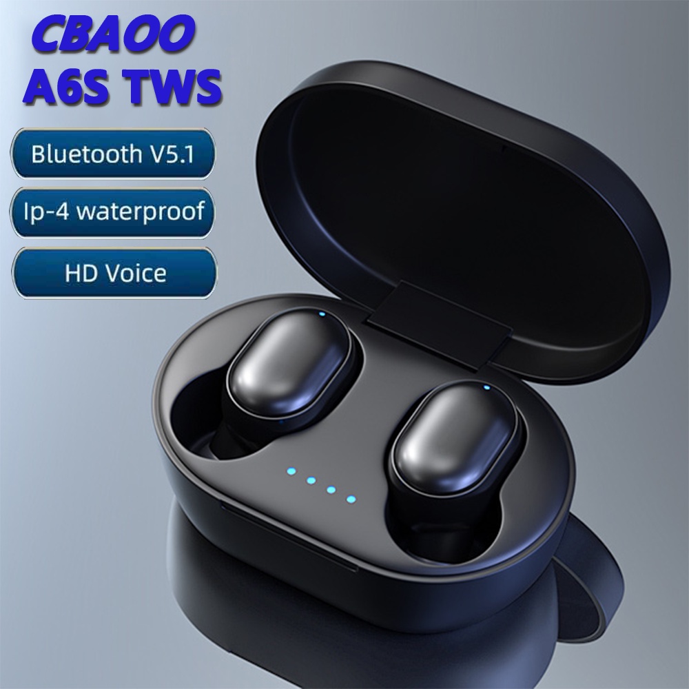 Tai nghe A6S Tai nghe không dây Tai nghe Bluetooth Thể thao Stereo Fone