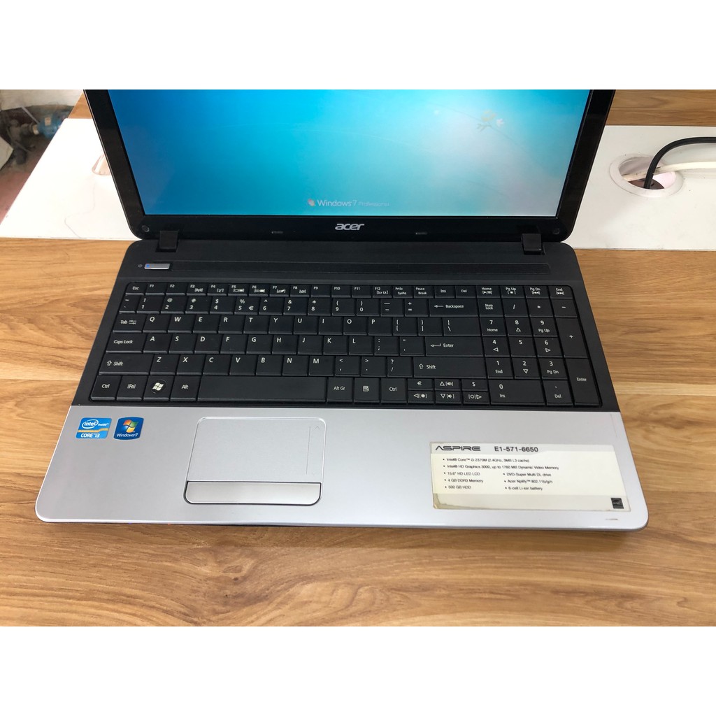 Máy tính laptop acer aspire e e1-571-6650 15,6 inch | BigBuy360 - bigbuy360.vn