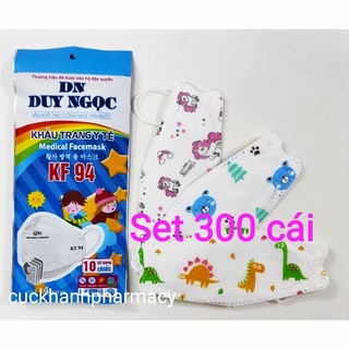 Combo 300 chiếc khẩu trang kf 94 duy ngọc cho trẻ em