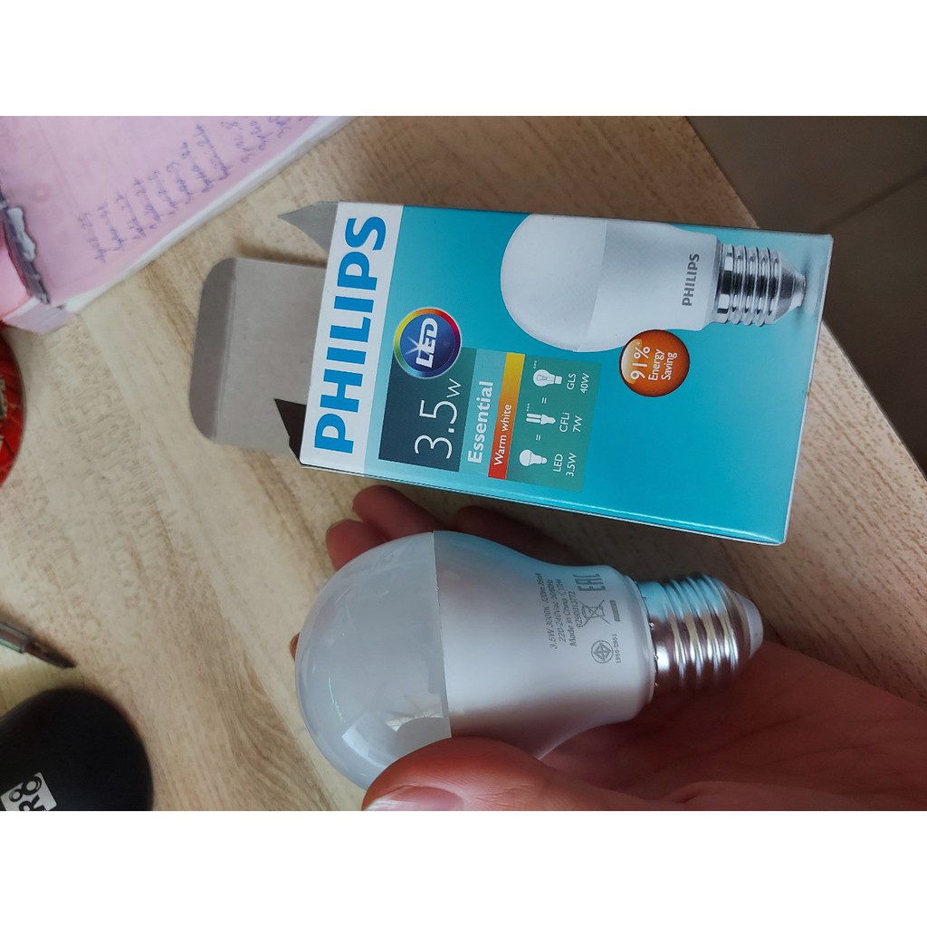 Bóng Bulb LED 3.5w PHILIPS- vàng