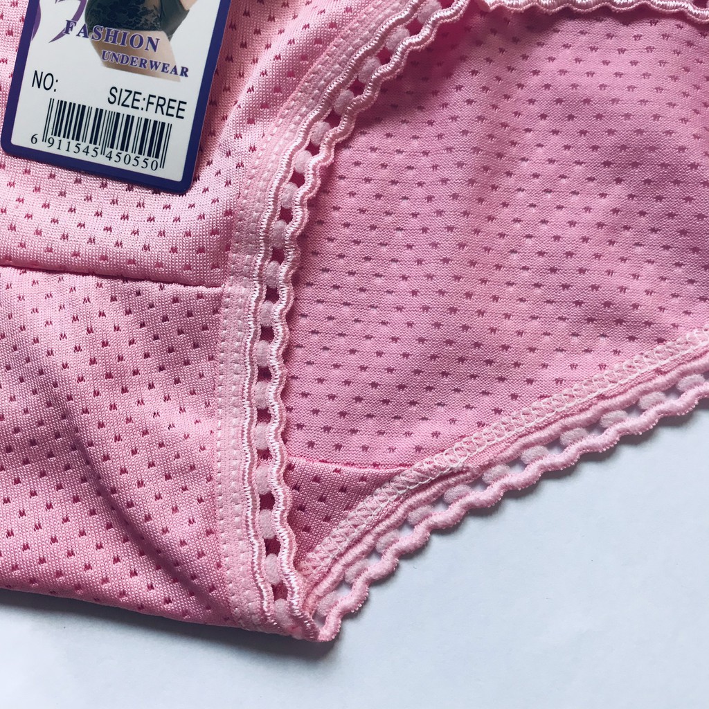  Quần lót nữ viền ren cạp ren dễ thương, quần chip nữ thông hơi thoáng mát QL05 | BigBuy360 - bigbuy360.vn
