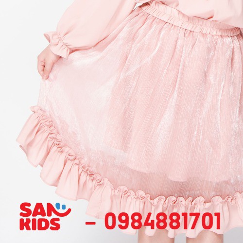 Váy bé gái San Kids VSK10 - Váy rời công chúa màu hồng cho bé