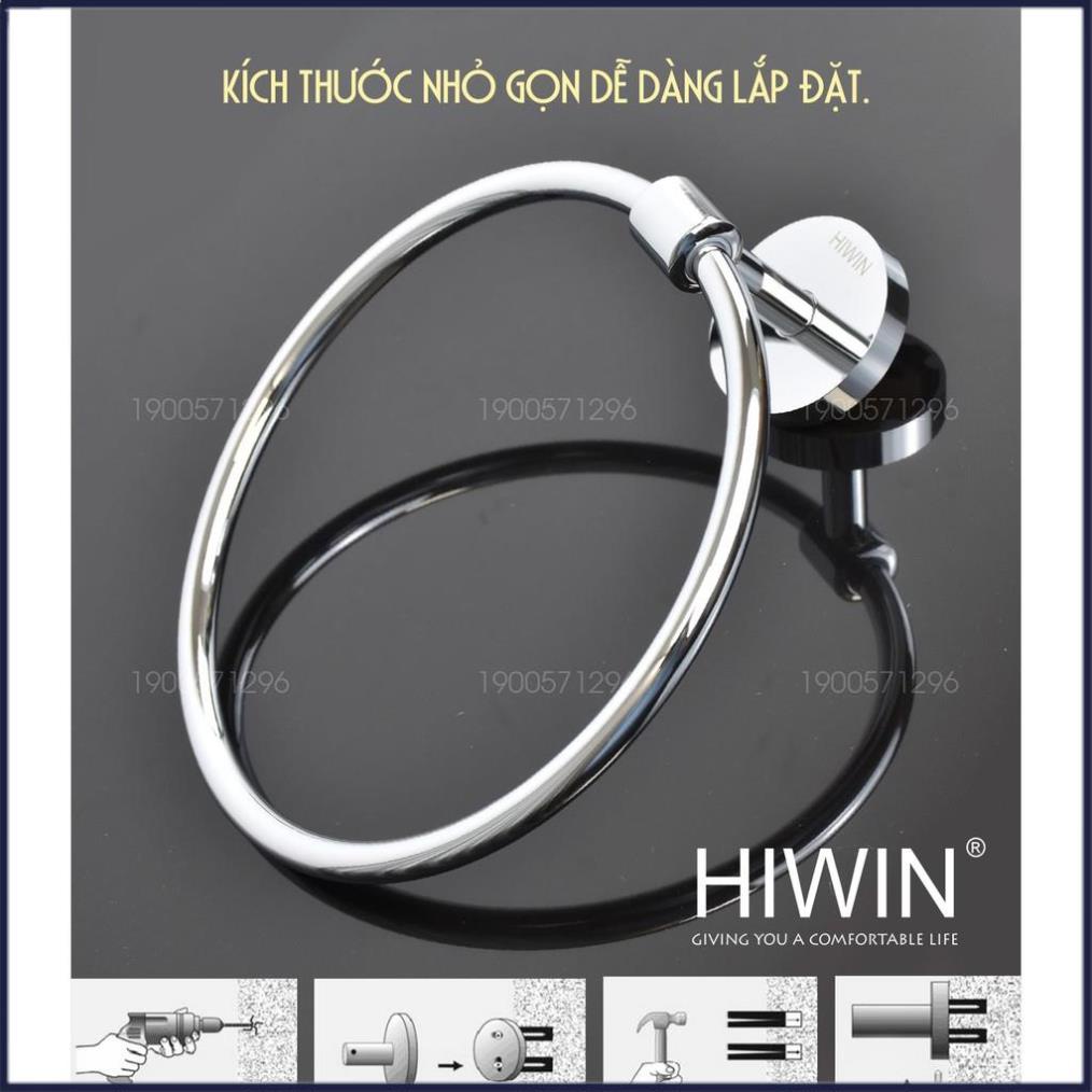 Vòng treo khăn đồng mạ crom mặt gương sáng bóng cao cấp Hiwin Y-2305
