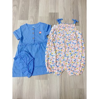 Romper + Váy kèm chip Carter's cho bé size 24m ( tách lẻ set ib )