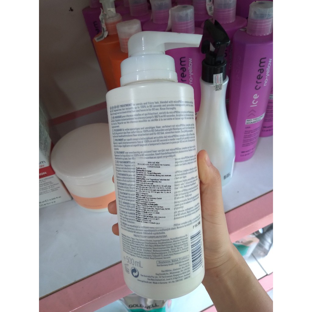 HẤP DẦU GOLDWELL SMOOTH SUÔN MƯỢT 60S 500ML [ CHÍNH HÃNG ]