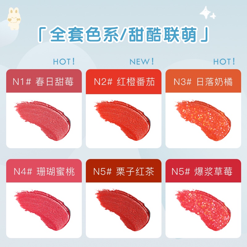 [Hàng mới về] Son kem NOBB màu lì nhung mịn có dưỡng lâu trôi