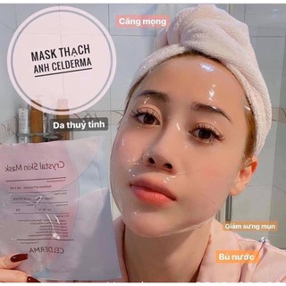 MẶT NẠ THẠCH ANH CELDERMA CRYSTAL SKIN MASK