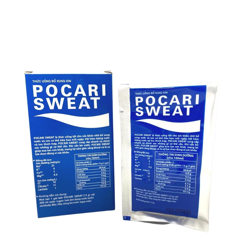 Lẻ 1 Gói Bột Nước Uống Bổ Sung Ion, Hồi Phục Thể Lực Pocari Sweat (13g)