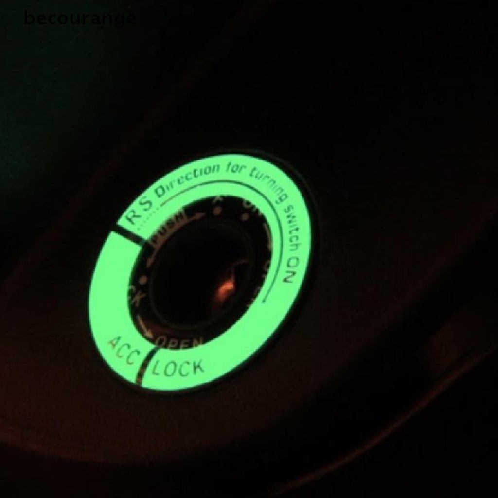 Sticker 3d Dán Trang Trí Chìa Khóa Xe Hơi Phát Sáng Độc Đáo