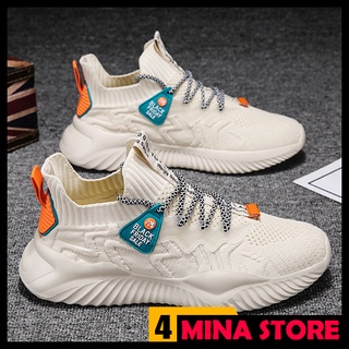 Giày Thể Thao Nam Đế Cao Su Thời Trang, Thoải Mái Khi Vận Động, Giày Sneaker Cao Cổ, Giày Air Thể Thao